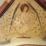 Der Engel des Matthäus in der nördlichen Gewölbekappe des Chors.