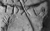 Bild zur Katalognummer 6: Ausschnitt aus dem Grabsteinfragment eines Unbekannten