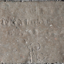 Fragment einer Grabplatte