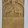 Sterbeinschrift auf dem Priesterwandgrabmal des Paulus Murr