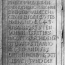 Grabplatte Maria Elisabeth Markgräfin von Baden-Durlach (Stadtarchiv Pforzheim S1-15-002-16-001)