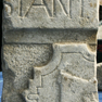 Fragment einer Grabplatte für eine unbekannte Person