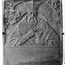 Sterbeinschrift für Benedikt Reinwold auf einer figuralen Grabtafel