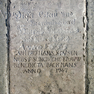 Grabplatte für Heinrich von Ha(...), Heinrich Heinemann(?) sowie Hans Kruse und Benedicta Backmann
