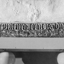 Fragmentarische Stifterinschrift auf ehemaligem Heiliggrab