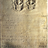 Doppelgrabplatte des Amtmanns Jobst Heinrich Witte und seiner Ehefrau Maria Ursula Enckhausen