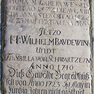 Grabplatte für den Bürgermeister Joachim Ketel und seine Ehefrauen, Gruftplatte für Wilhelm Boudewin (Baudewin) und Sibylla von Schwarz