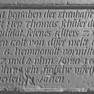 Grabplatte Thomas Schuler d. J., Detail (D)